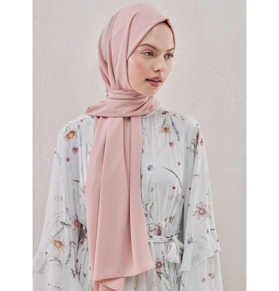 Medine Ipek Chiffon Hijab Shawl Light Pink