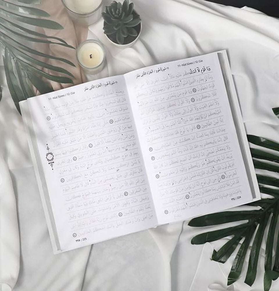 Modefa Book White Traceable Holy Quran in Arabic - White