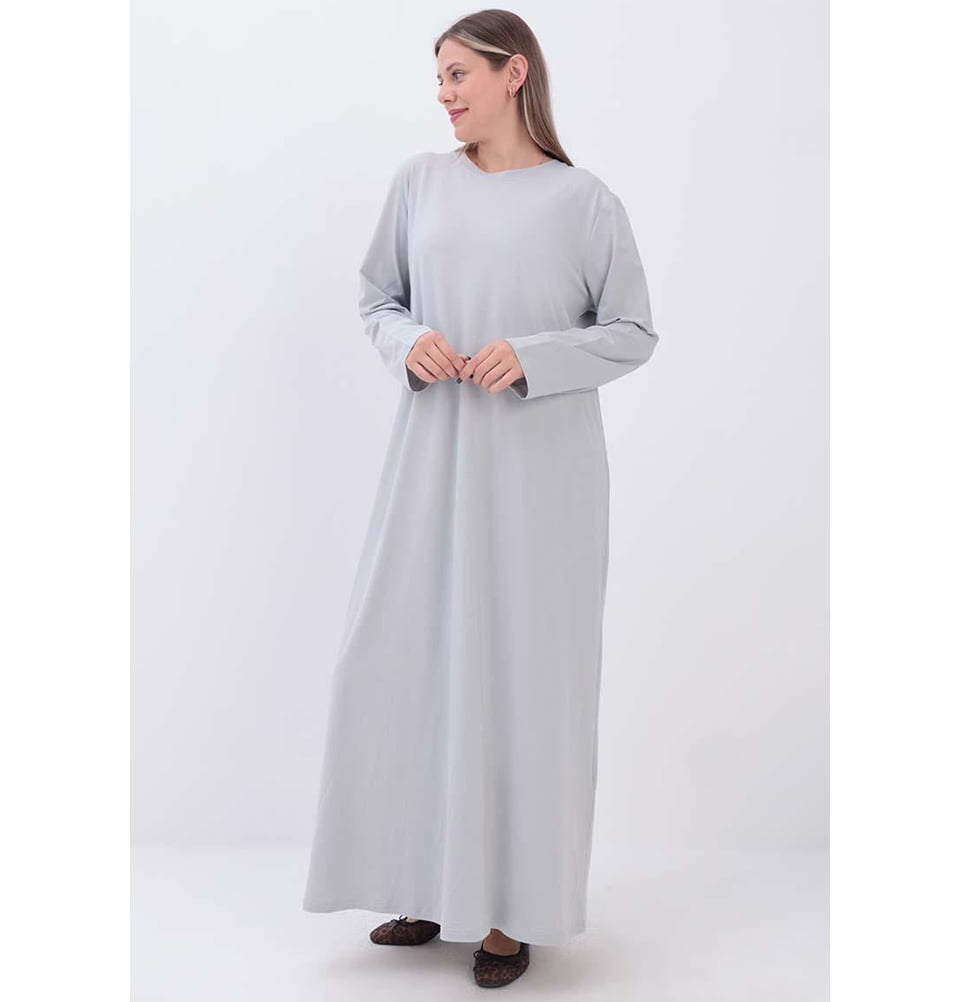 Women's Basic Long Sleeve Cotton Dress