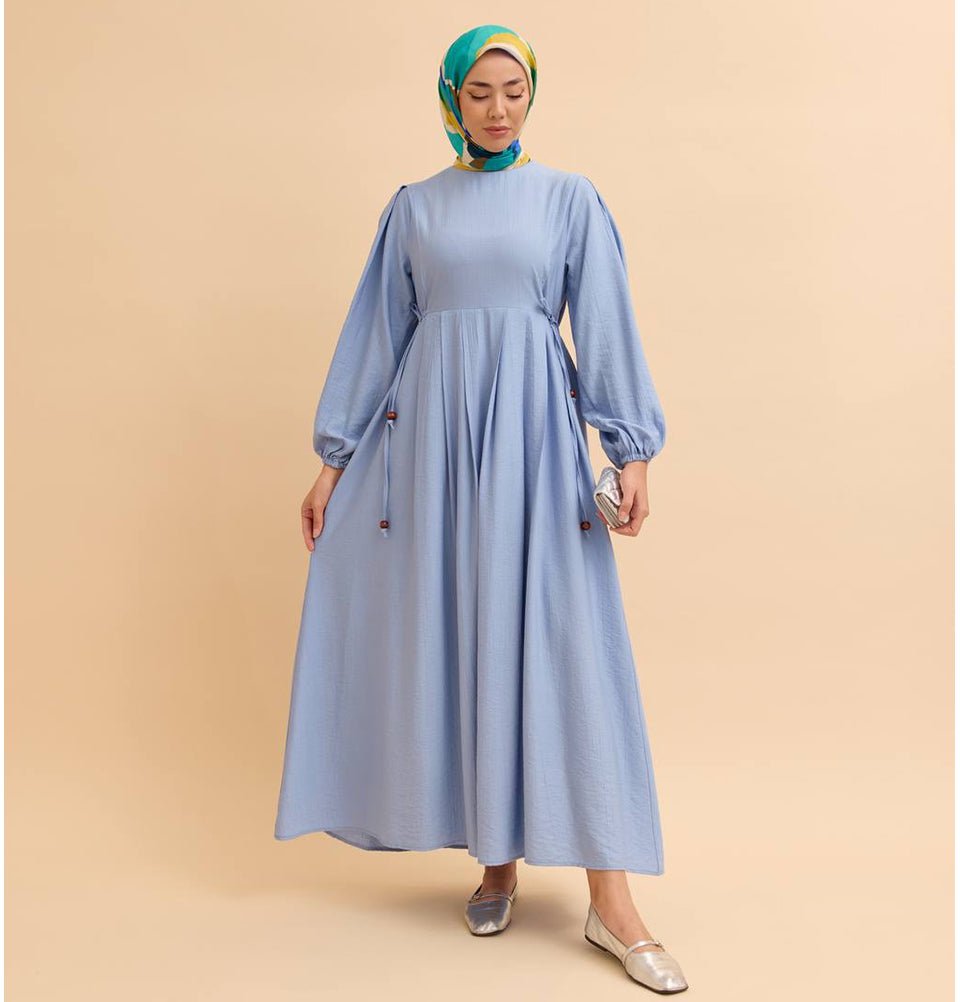 Modest Women's Dress 24539 - Light Blue Modest Women's Dress 24539 - Light Blue