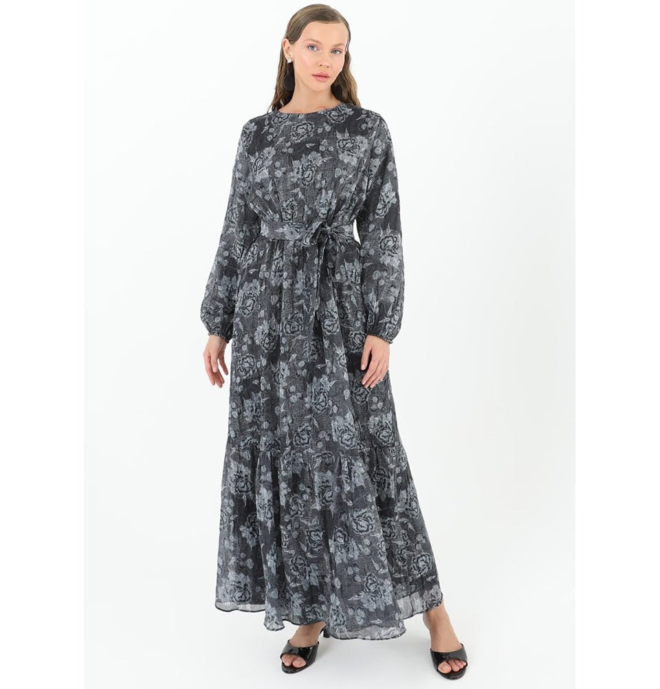 Modest Women's Floral Dress 12546