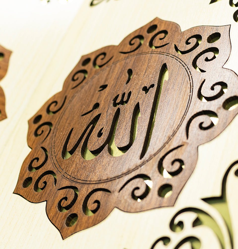 Modefa Islamic Decor Islamic Adjustable Quran Stand Rahle with Wheels