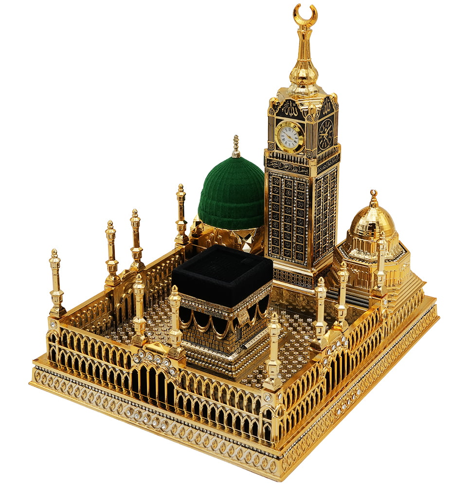 鍾馗様 旗 専用ポールセット(未使用中古品) Islamic Table Decor 99 Names of Allah Kaaba Clock Tower Replica – Masj
