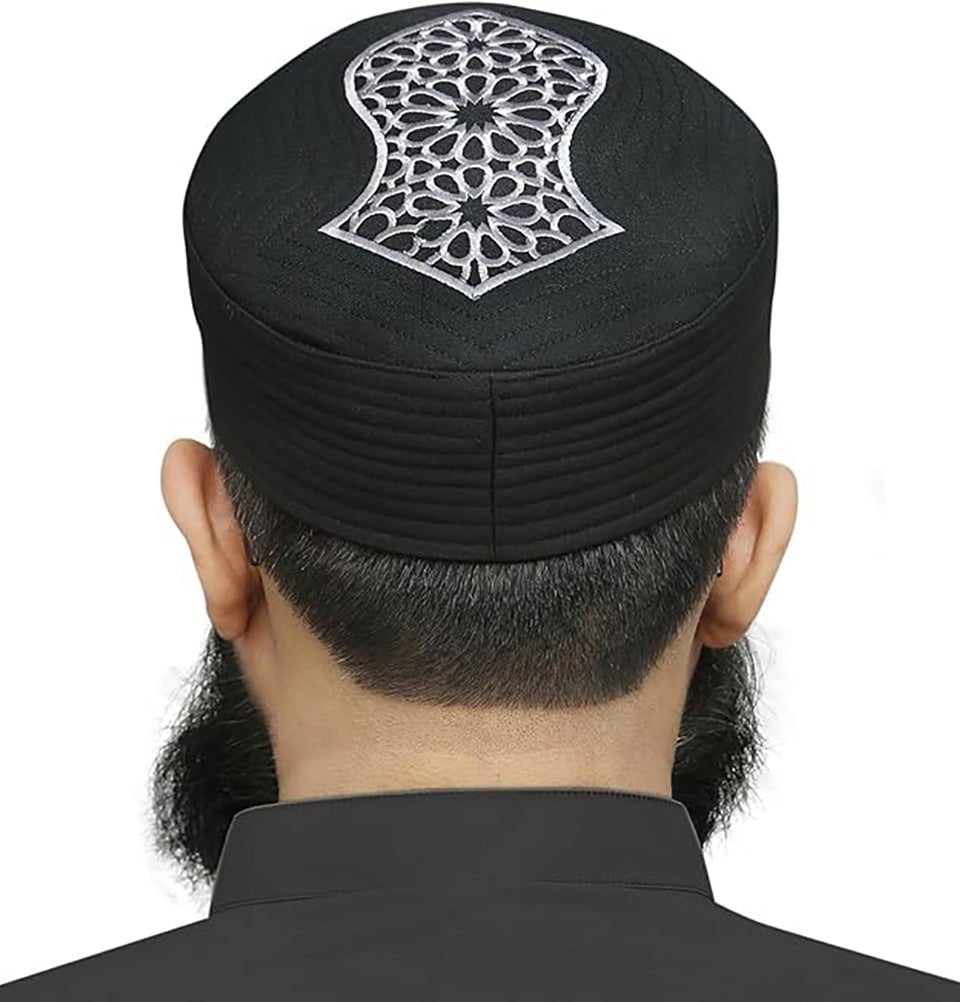 Men's Premium Islamic Turban Kufi Sandal Black - Main Image