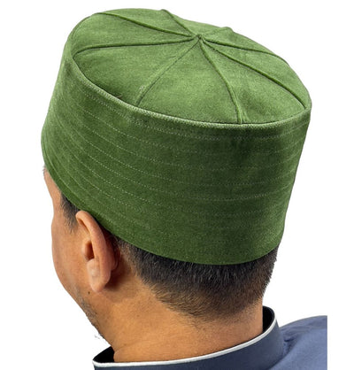 Modefa Kufi Modefa Men's Structured Kufi Hat - Velvet Green