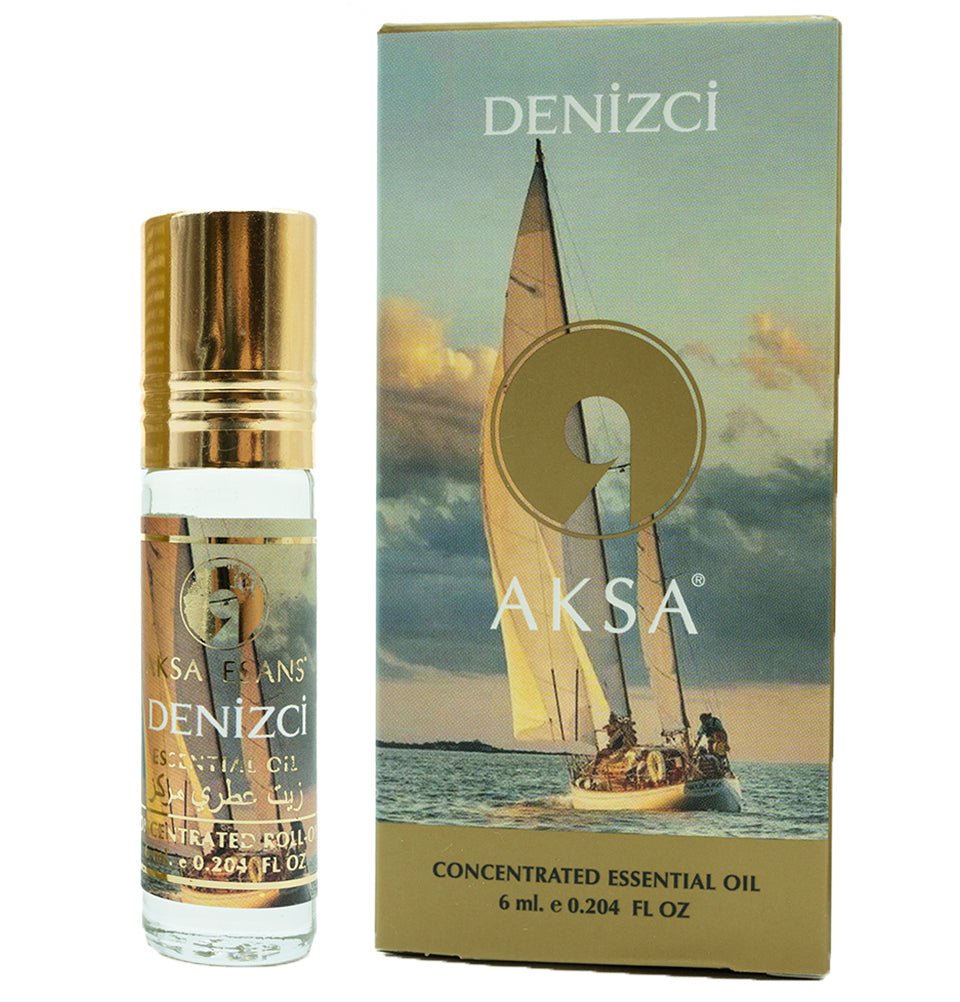 Aksa Concentrated Essential Oil Rollerball Perfume - 6ml - Denizci