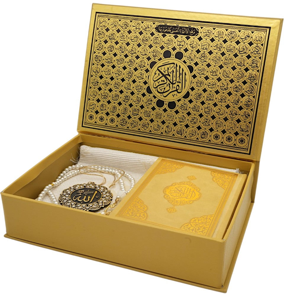 YOHKU ギフトボックス Quran Gift Box 4 Piece Set - Gold