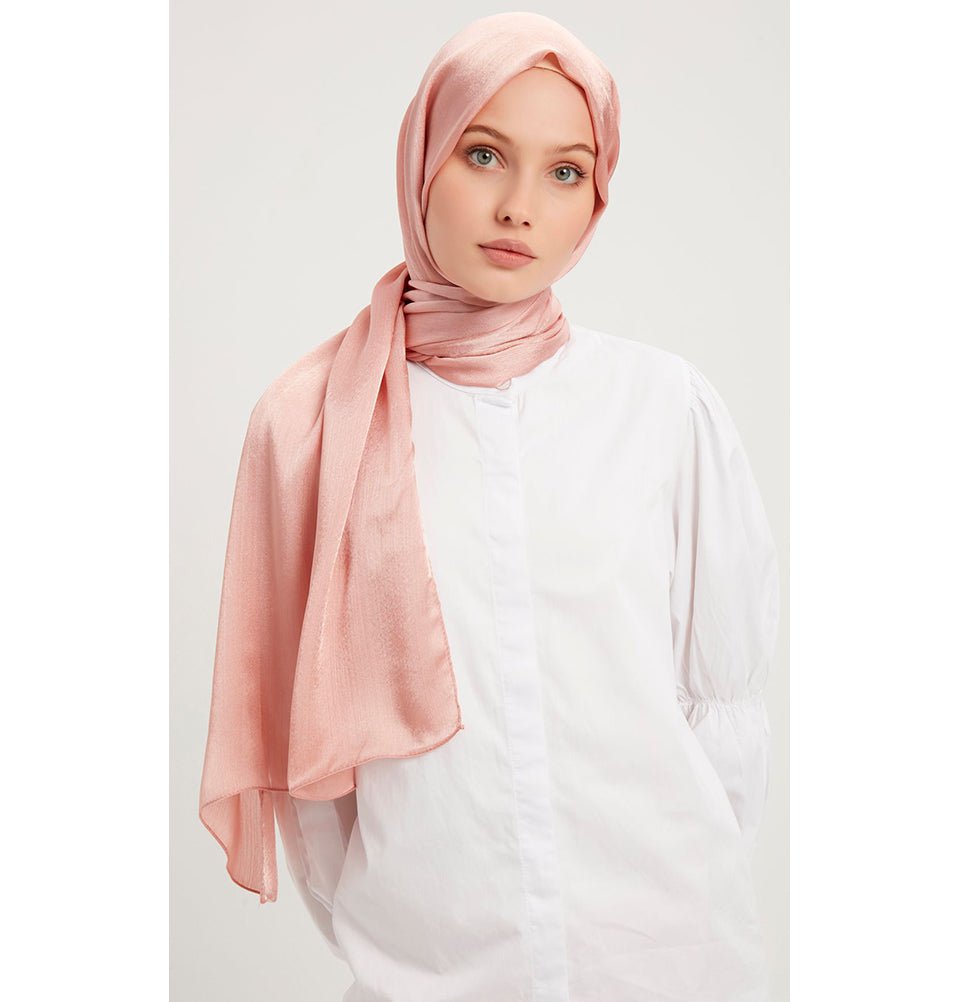 Modefa Shawl Blush Pink Shine Hijab Shawl - Blush Pink