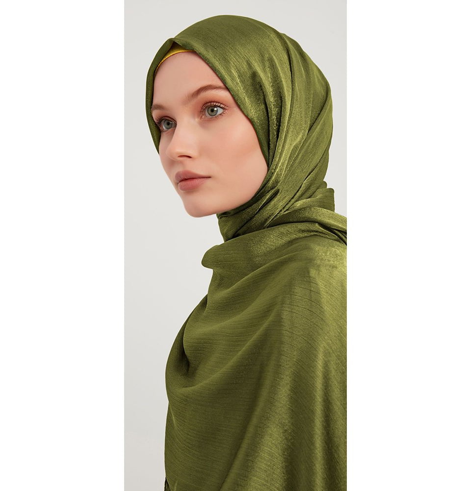 shawl olive green
