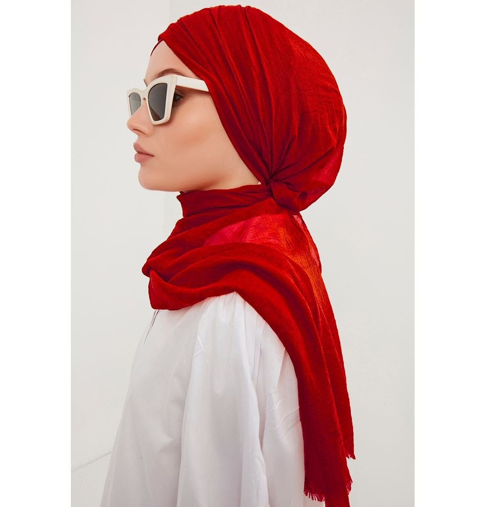 Modefa Shawl Red Comfort Hijab Shawl - Red