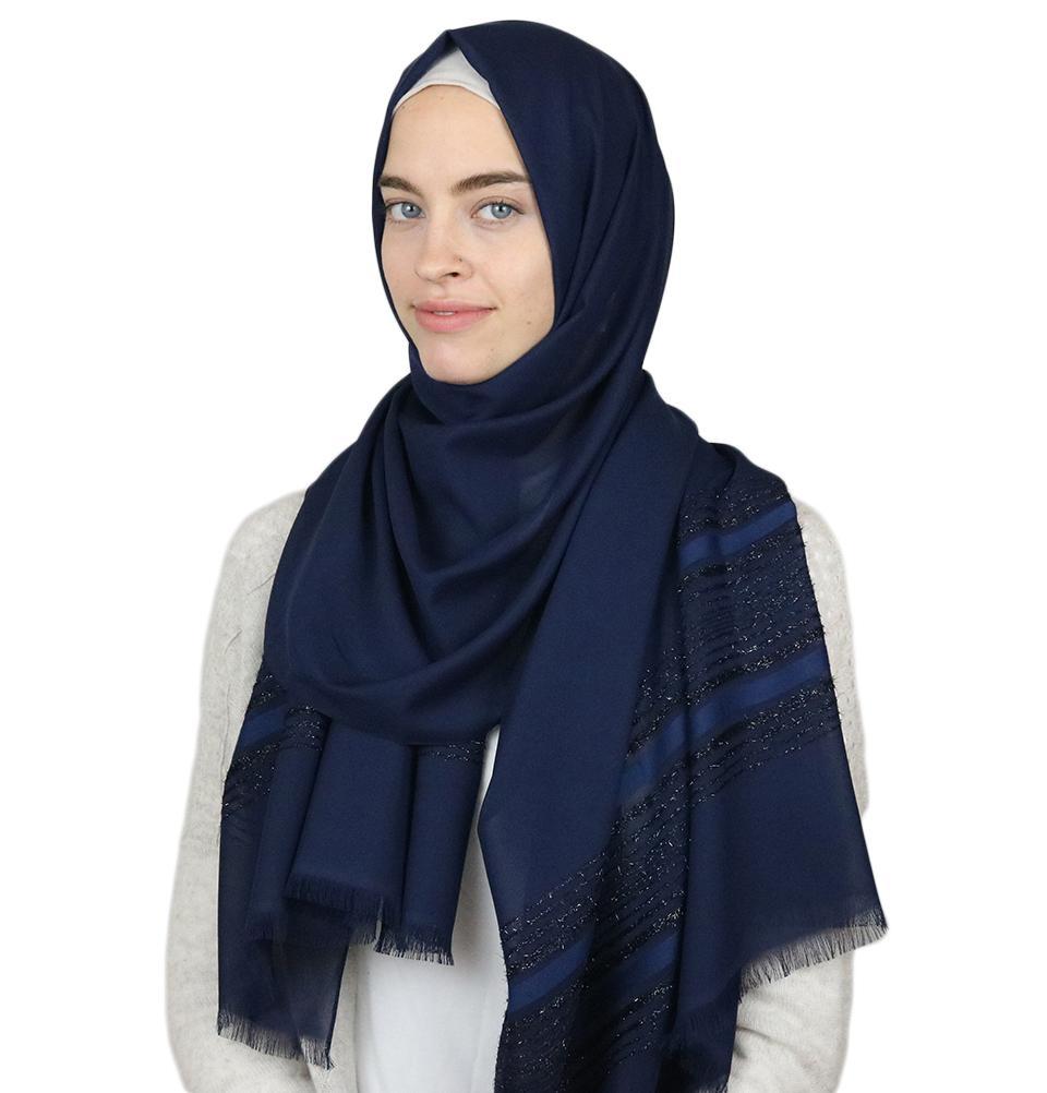 Navy blue chiffon wrap online