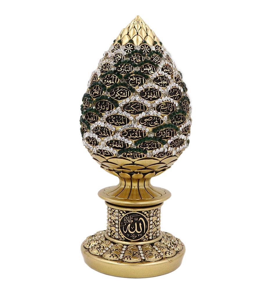 Islamic Table Decor White Egg - 99 Names of Allah 1637 main image 0