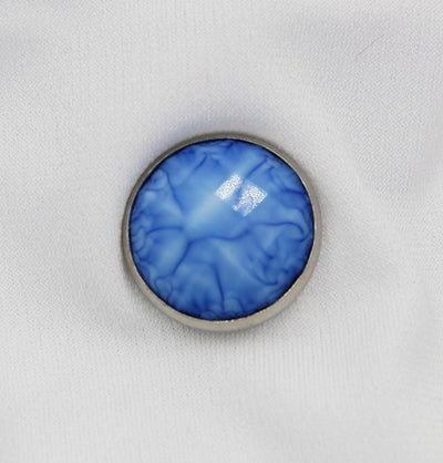 Handmade Magnetic pins Sea Ripple Magnetic Hijab 'Pin' Blue - Modefa 