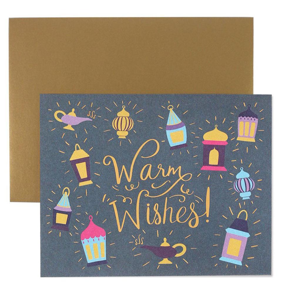 Hello Holy Days Warm Wishes Greeting Card