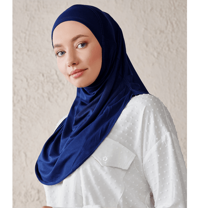 Modefa Instant Hijabs Navy Blue Modefa One Piece Instant Practical Hijab – Navy Blue