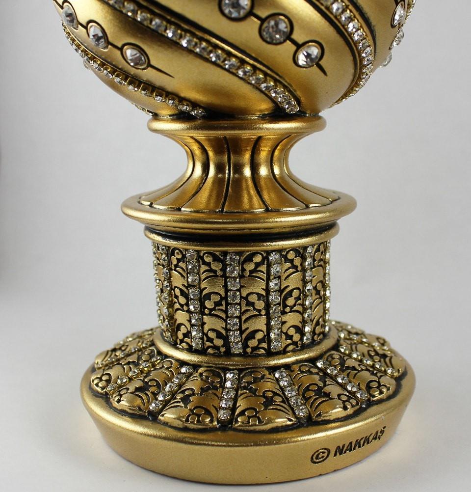 Modefa Islamic Decor Gold Islamic Table Decor Ayatul Kursi Egg 2957 - Mini Gold