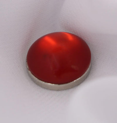 Solid Glossy Magnetic Hijab Pin - Red