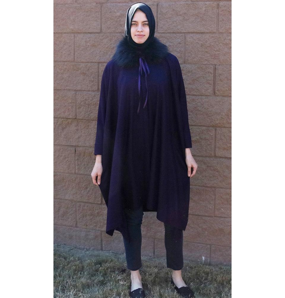 Puane Hooded Wool Touch Coat 904501 Black