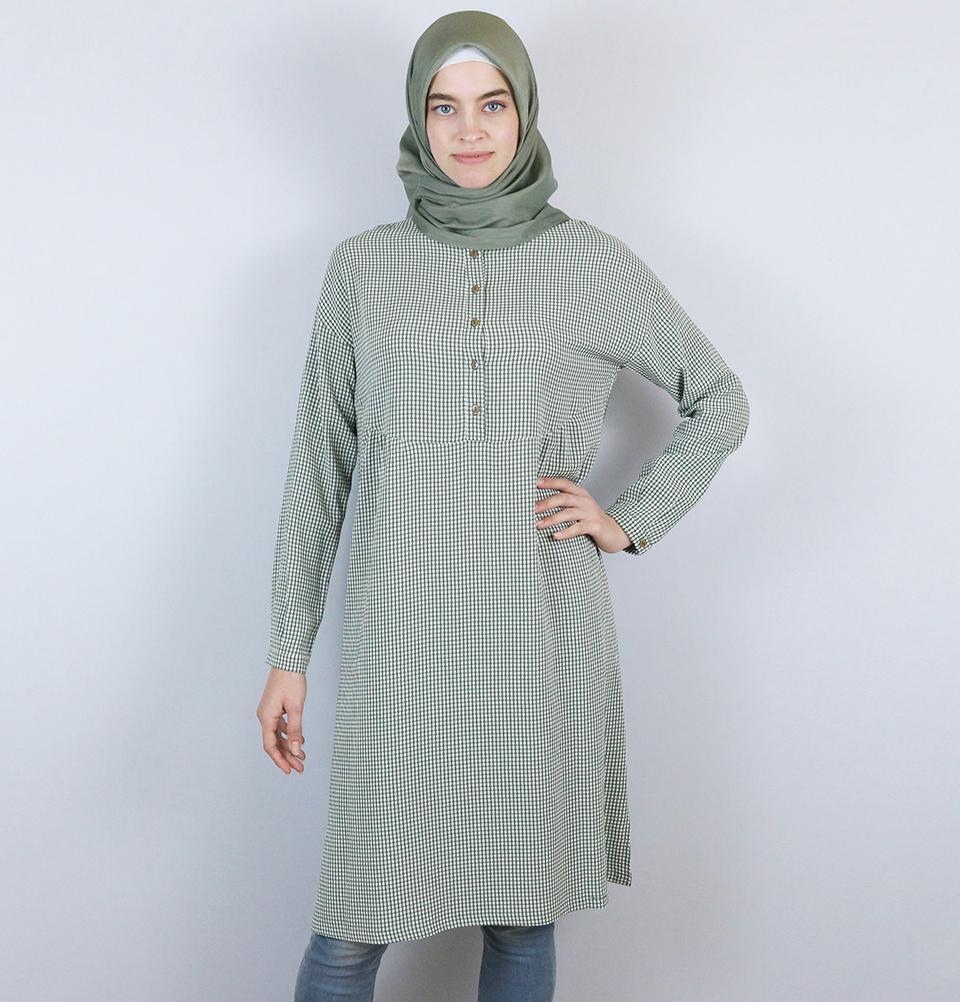 Tugba Modest Tunic M9412 Blue/White