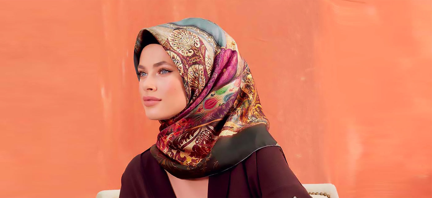 Silk Hijab Scarves