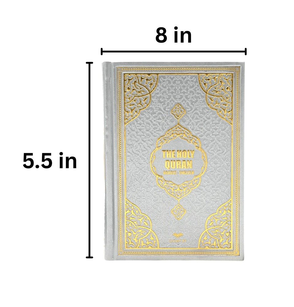 The Holy Quran - Arabic with English Translations - Medium Grey