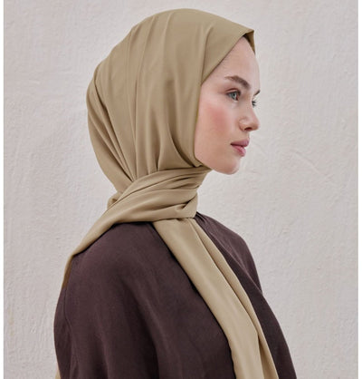 Fresh Scarf Shawl Dark Mink Medine Ipek Chiffon Hijab Shawl - Dark Mink