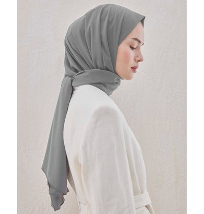 Fresh Scarf Shawl Light Grey Medine Ipek Chiffon Hijab Shawl - Light Grey