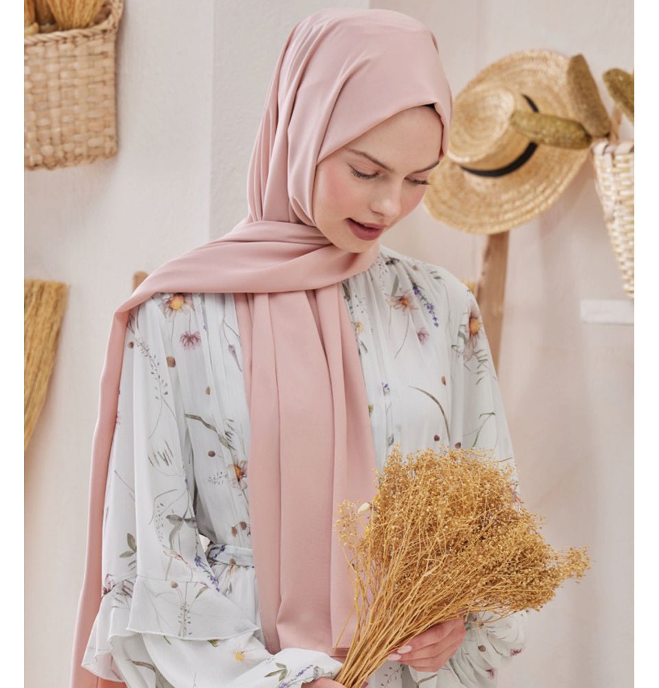 Fresh Scarf Shawl Light Pink Medine Ipek Chiffon Hijab Shawl - Light Pink