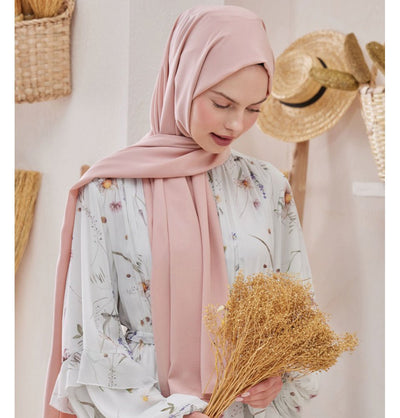 Fresh Scarf Shawl Light Pink Medine Ipek Chiffon Hijab Shawl - Light Pink