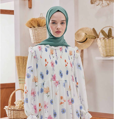 Fresh Scarf Shawl Mint Green Medine Ipek Chiffon Hijab Shawl - Mint Green