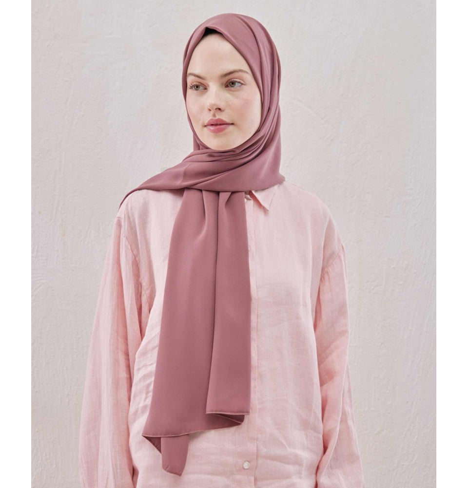 Fresh Scarf Shawl Rose Pink Medine Ipek Chiffon Hijab Shawl - Rose Pink