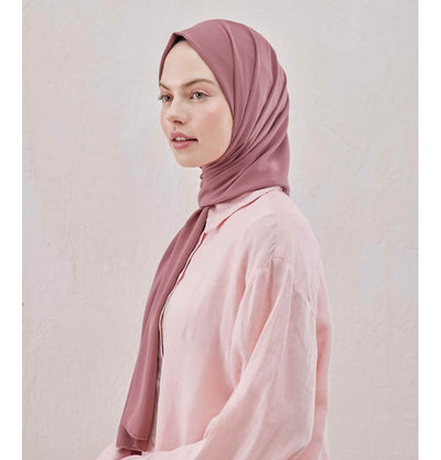 Fresh Scarf Shawl Rose Pink Medine Ipek Chiffon Hijab Shawl - Rose Pink
