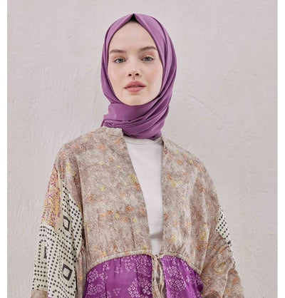 Fresh Scarf Shawl Violet Medine Ipek Chiffon Hijab Shawl - Violet