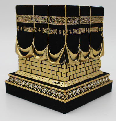 Gunes Islamic Decor Islamic Table Decor Kaba Replica Gold & Black - Large 250-3S1