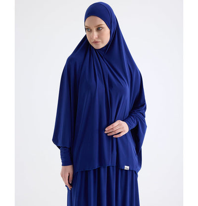 Modefa Abaya Blue Modefa Premium Women's Islamic Two Piece Prayer Dress - Blue