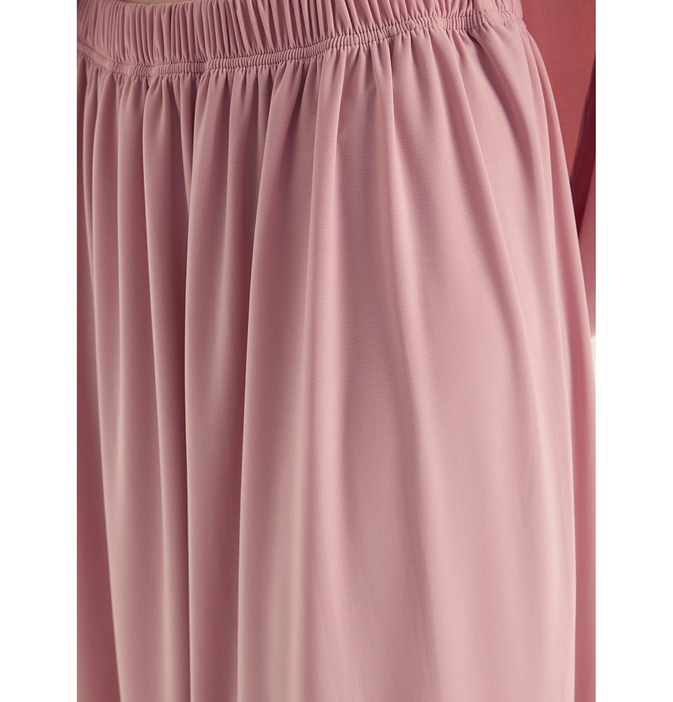 Modefa Abaya Blush Pink Modefa Premium Women's Islamic Two Piece Prayer Dress - Blush Pink