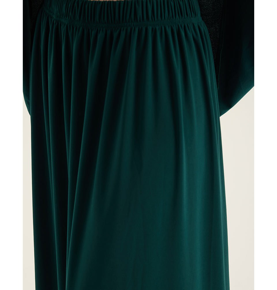 Modefa Abaya Emerald Green Modefa Premium Women's Islamic Two Piece Prayer Dress - Emerald Green