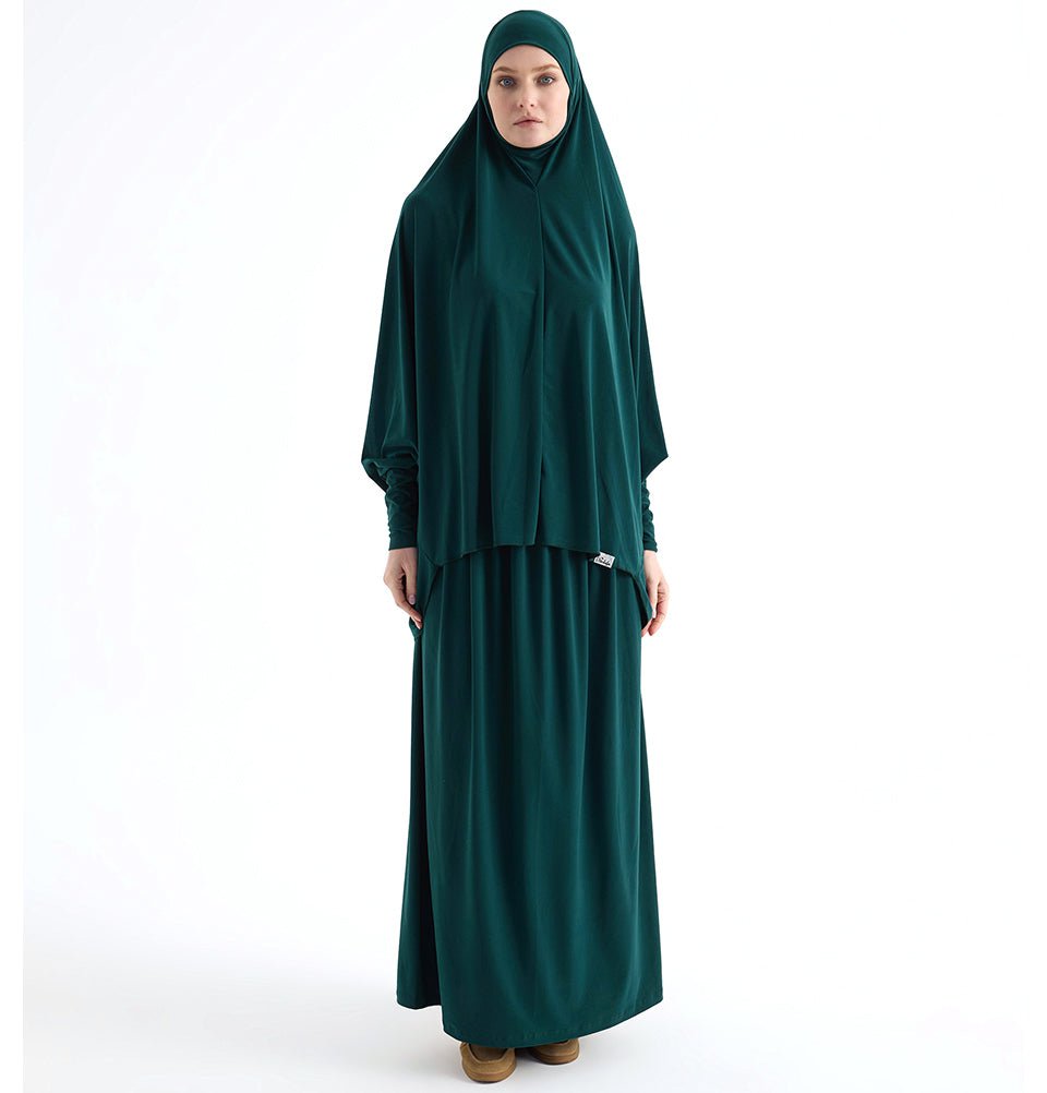 Modefa Premium Women's Islamic Two Piece Prayer Dress