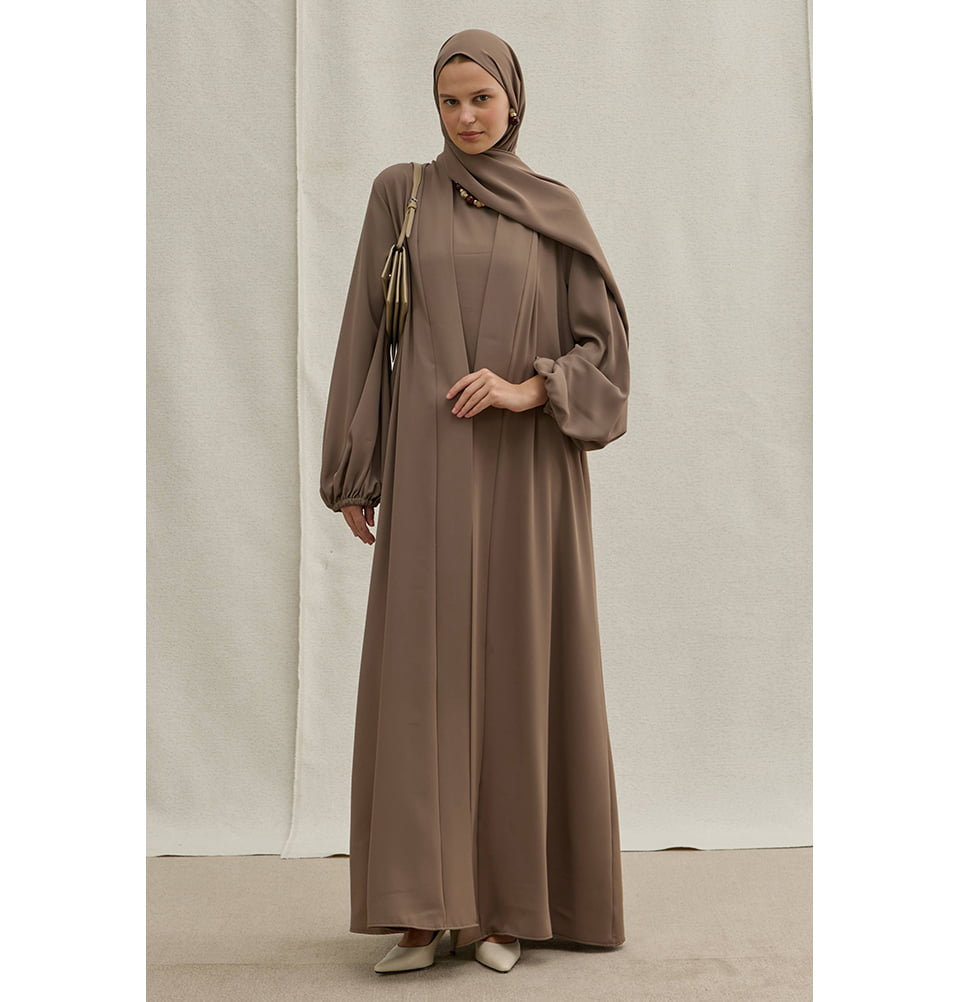 Everyday Elegance Open Abaya & Dress Set
