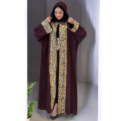 Modest Muslim Woman's 3 PC Abaya Set - 3932 White