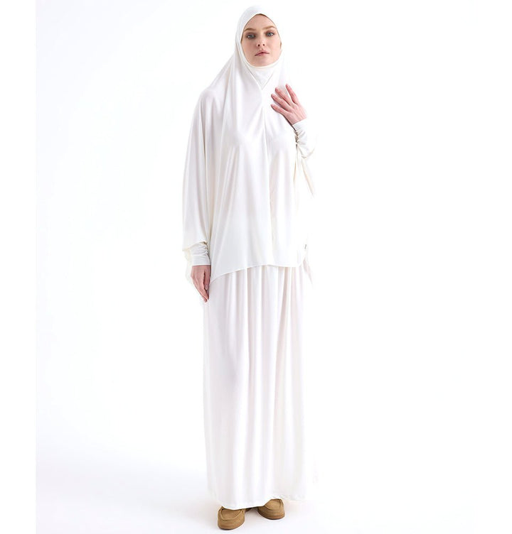 namaz dress for ladies Modefa Premium Women's Islamic Two Piece Prayer Dress