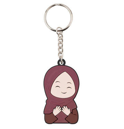 Modefa Accessories Mini Muslimah Silicone Keychain