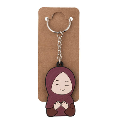 Modefa Accessories Mini Muslimah Silicone Keychain