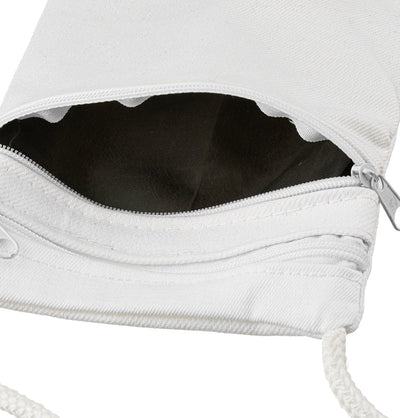 Modefa Accessories Modefa Practical Travel Neck Money Bag - White