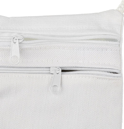 Modefa Accessories Modefa Practical Travel Neck Money Bag - White