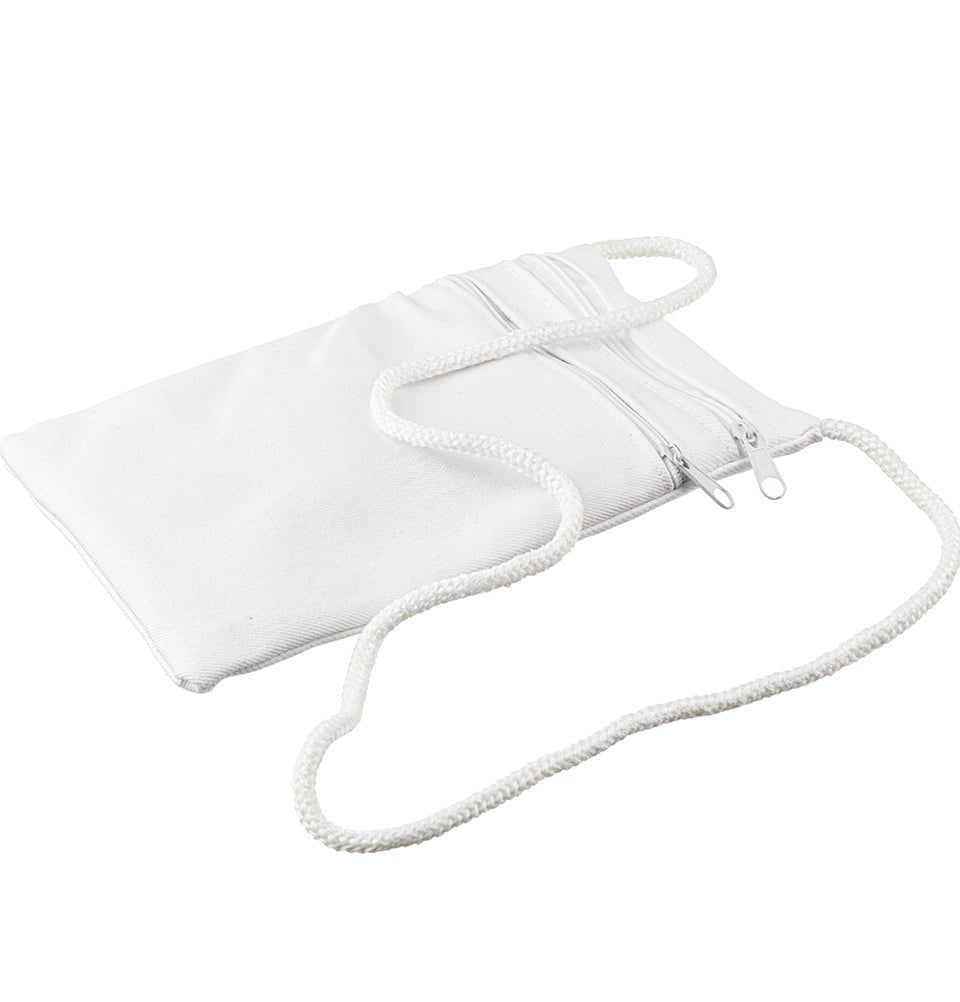Modefa Accessories Modefa Practical Travel Neck Money Bag - White
