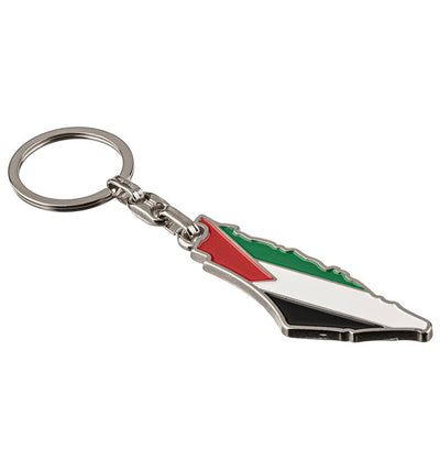 Modefa Accessories Palestine Map Keychain - Palestinian Flag