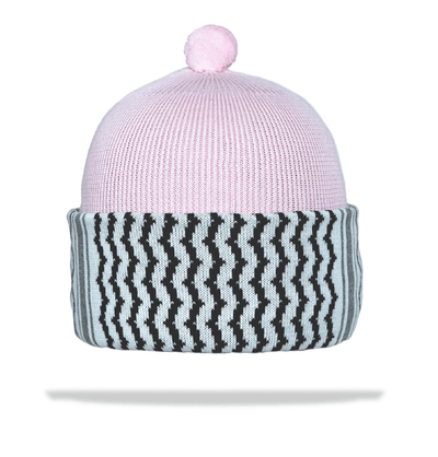 Modefa Accessories Women's Premium Knitted Beanie - Pink Kuffiyeh