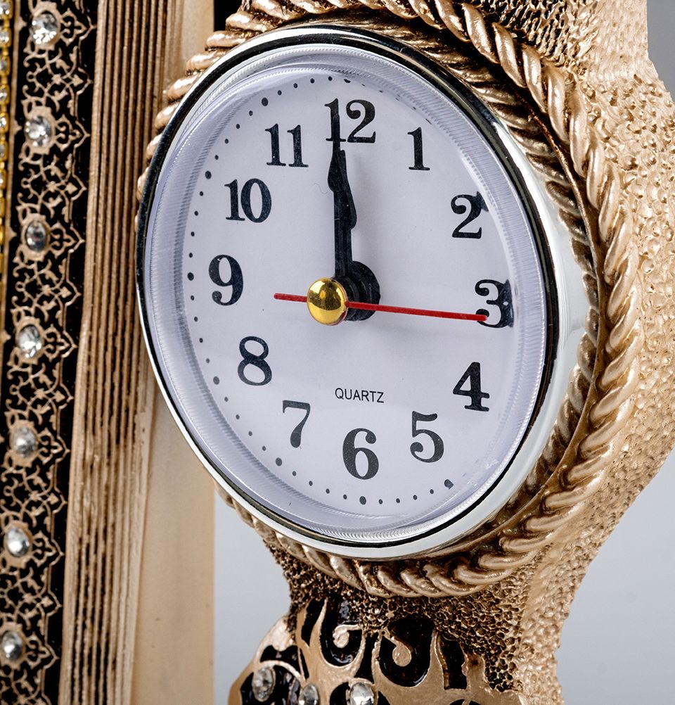 Islamic Table Decor Clock and Mushaf Allah Muhammad S6000 - Mother of