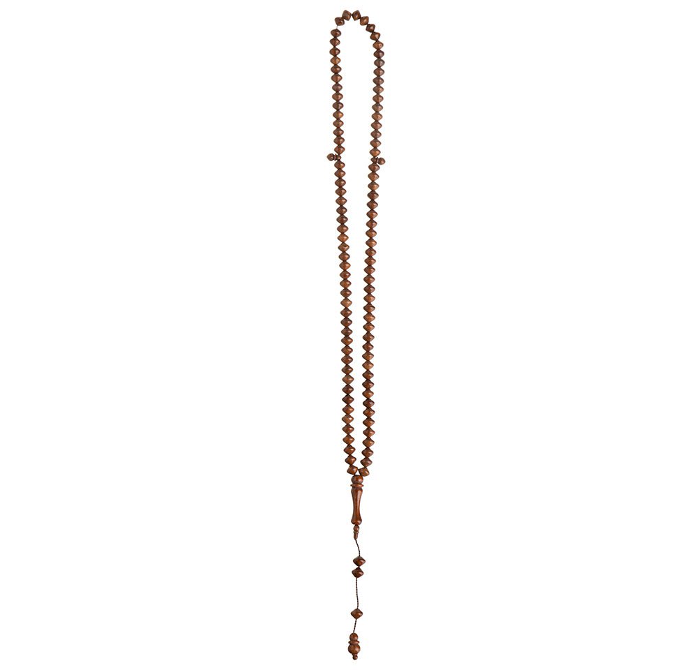 Modefa Beads Luxury Islamic Tesbih | Oval Kuka Wood | 99 Count
